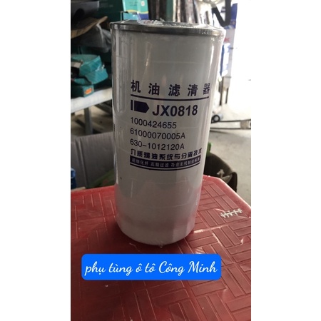 Lọc nhớt JX0818/Phụ Tùng ô tô Các loại