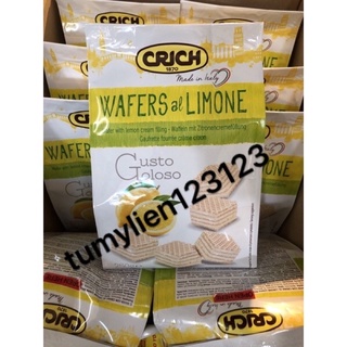 Bánh Xốp Crich Wafers vị chanh vàng túi 250g