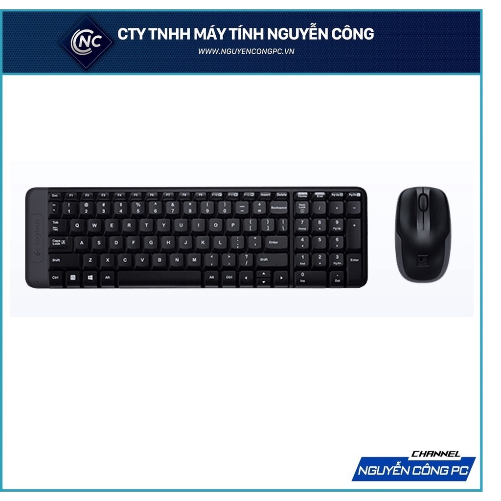Bộ Keyboard + Mouse Logitech MK220 wireless