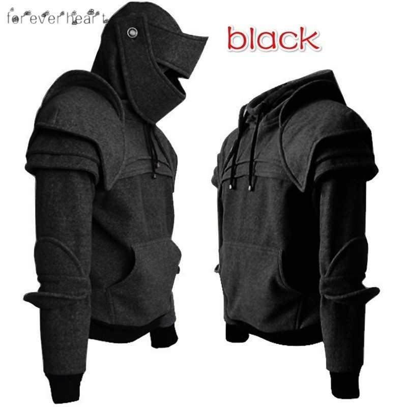 Áo Hoodie Dài Tay Phong Cách Hiệp Sĩ Trung Cổ Cho Nam