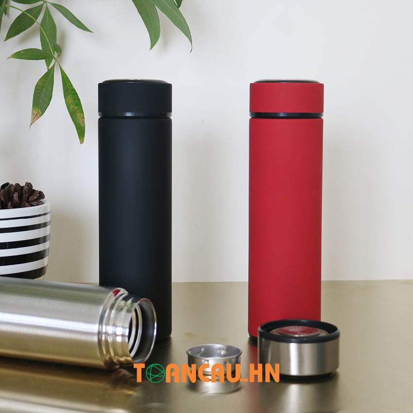 Bình giữ nhiệt inox 304 - Bình nước giữ nhiệt inox 500ml Cao cấp giữ nóng lạnh - Chọn màu