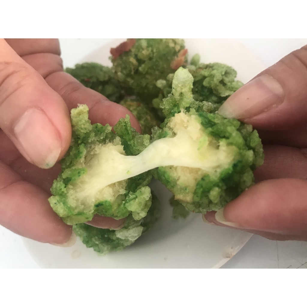 Phô Mai Viên, Phô Mai Viên Cốm Xanh viên siêu to 35 viên 1 khay