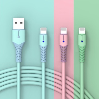 Mới Dây Cáp Sạc Nhanh 5a Micro Usb Type C Có Đèn Chỉ Báo Cho Apple Android