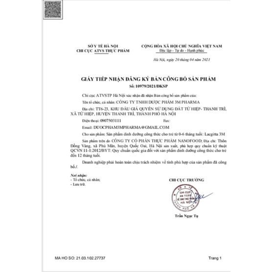 Sữa Bột Lacgitta 3M bổ sung dinh dưỡng cho trẻ từ 0-6 tháng