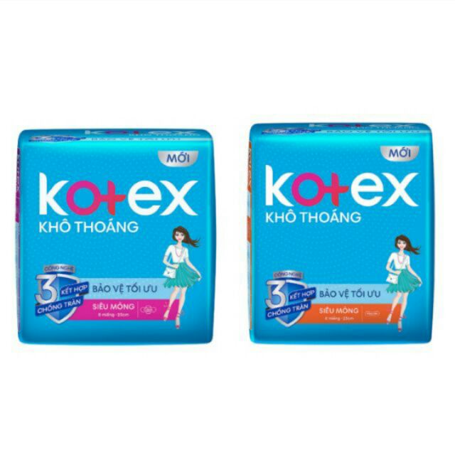 Combo 3 bịch kotex siêu mỏng cánh