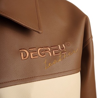 Áo Degrey Premium Leather Jacket Nâu - DPLJ