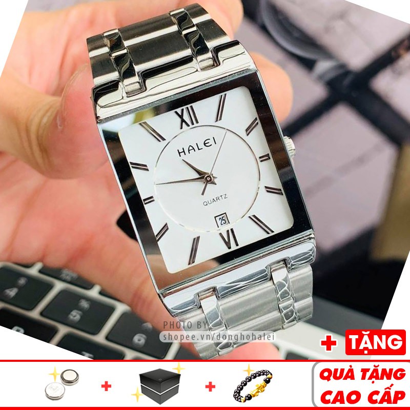Đồng hồ nam Halei 6688 chính hãng mặt vuông cao cấp sang trọng - Đồng Hồ Halei | BigBuy360 - bigbuy360.vn