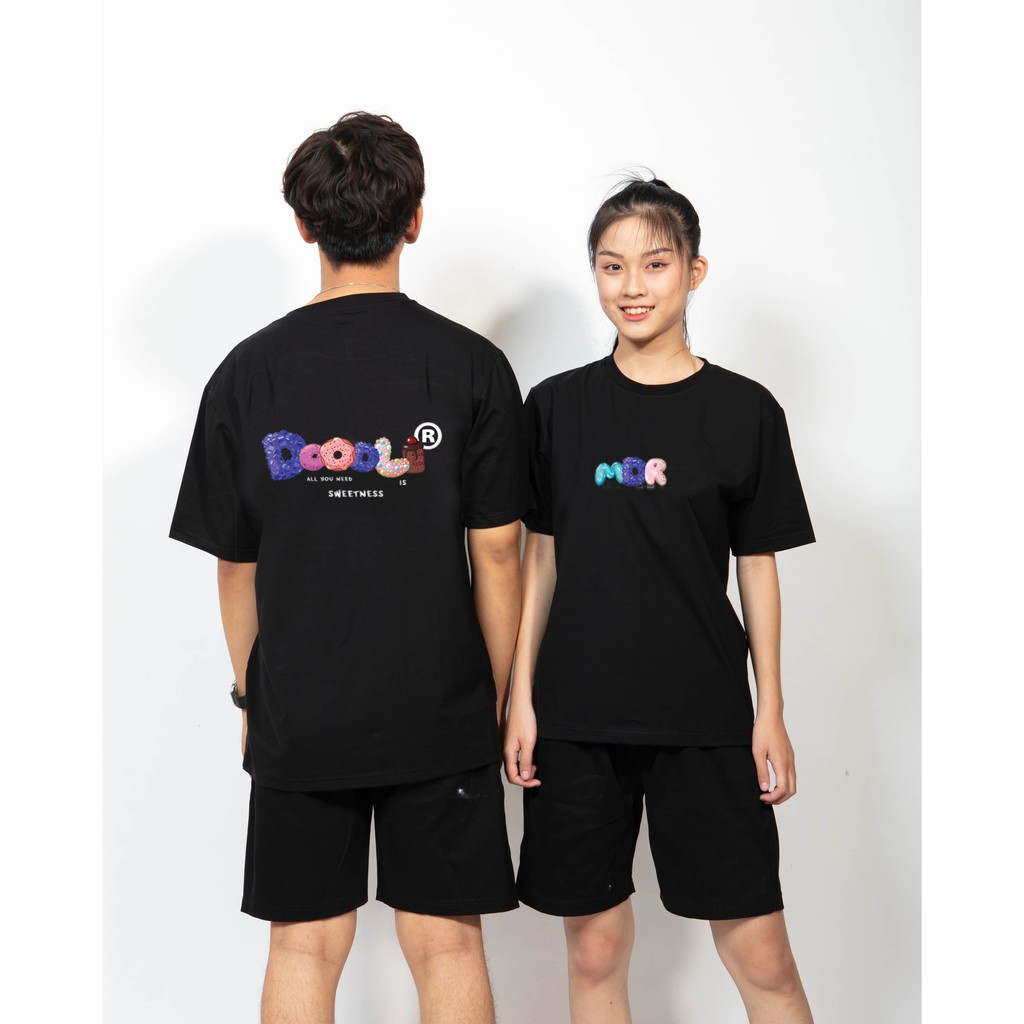 Áo thun form rộng tay lỡ unisex Phông Nam Nữ Doodli Local Brand Midori M Studio