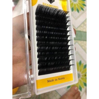 Mi khay Diamond silk cong C,D,CC/0.07 mix size- Mi khay lông chồn