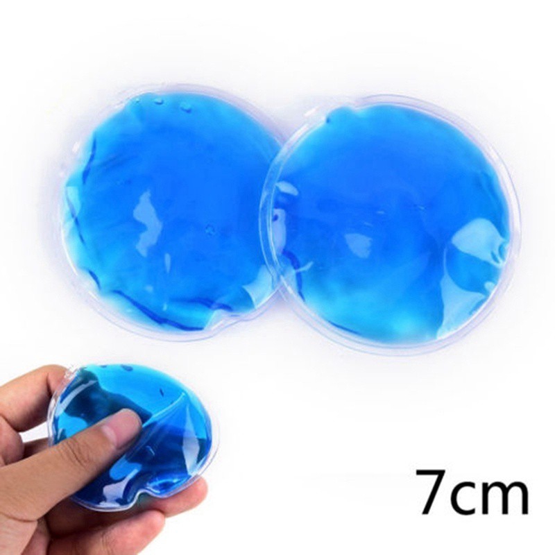Túi gel chườm nóng/ lạnh hình tròn có thể tái sử dụng tiện lợi