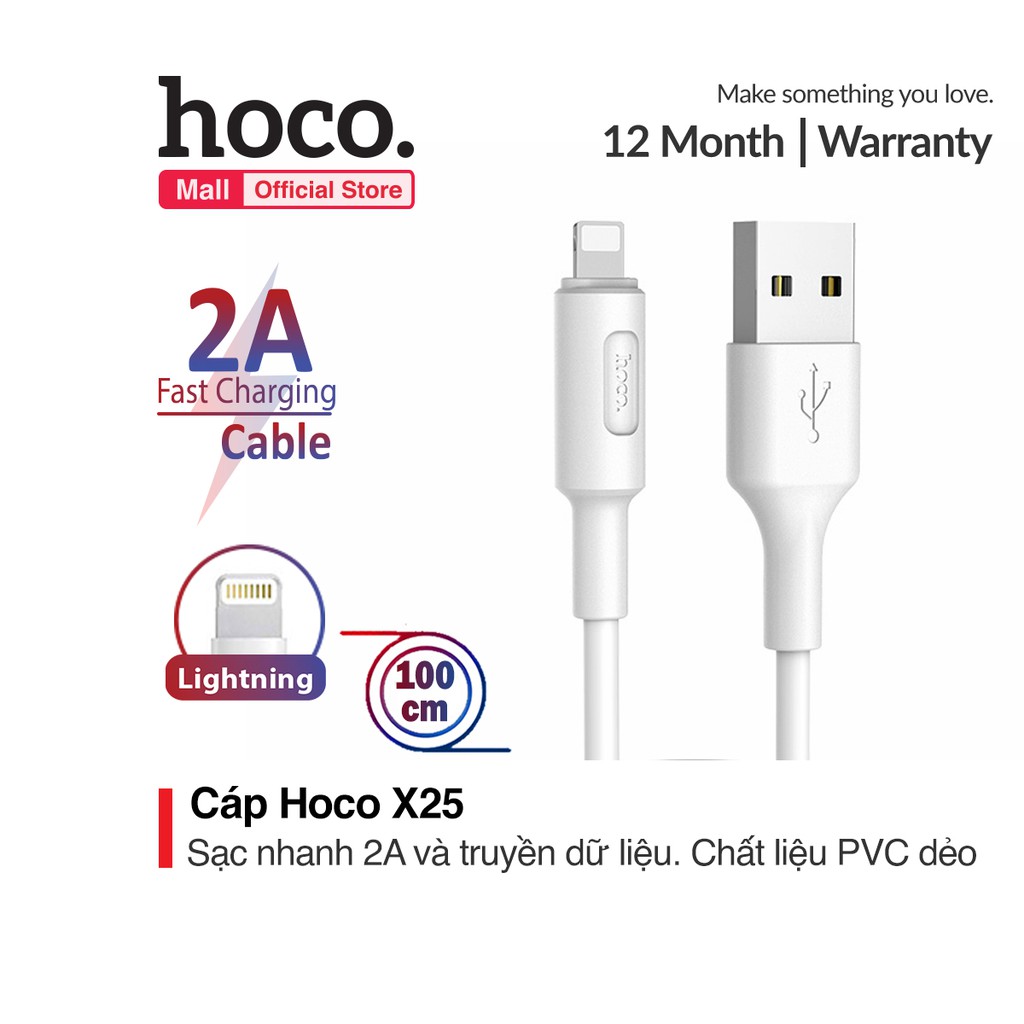 Cáp sạc nhanh Hoco X25
