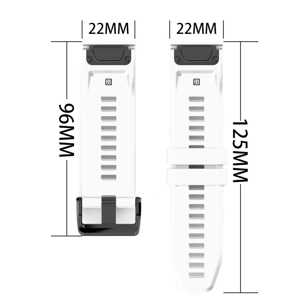 Dây đeo silicon 22mm thay thế cho dây đồng hồ Garmin Fenix 6 5 Forerunner 935