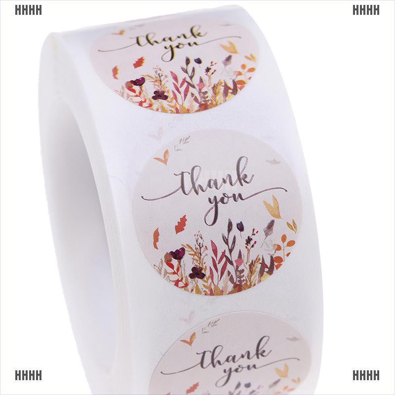 Cuộn 500 Miếng Dán Chữ Thank You Trang Trí