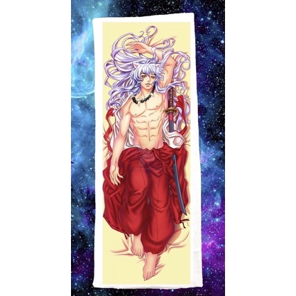 Gối ôm dài anime Inuyasha quỷ dạ xoa 40cmx1m ruột bông Hàn quốc