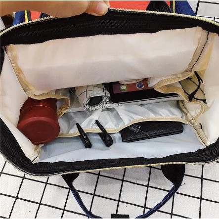 Balo bỉm sữa cho mẹ và bé nhiều ngăn tiện dụng