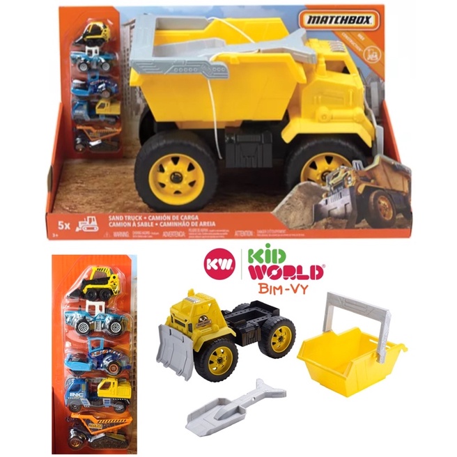 Xe mô hình Matchbox Tải Sand Truck FXV87.