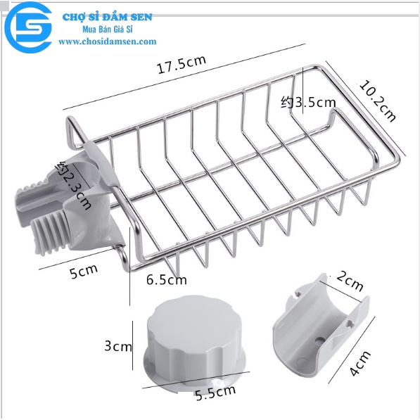 RỔ TREO VÒI NƯỚC INOX R01-RTVN-inox