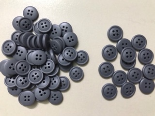 5 màu nút 4 lỗ , 15mm, 17mm