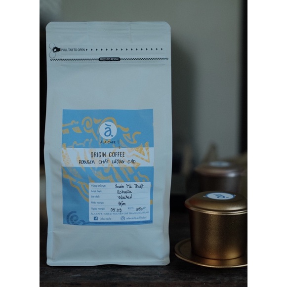 [Cà phê pha phin] chuẩn thơm ngon 100% Robusta Chất lượng cao Buôn Ma Thuột