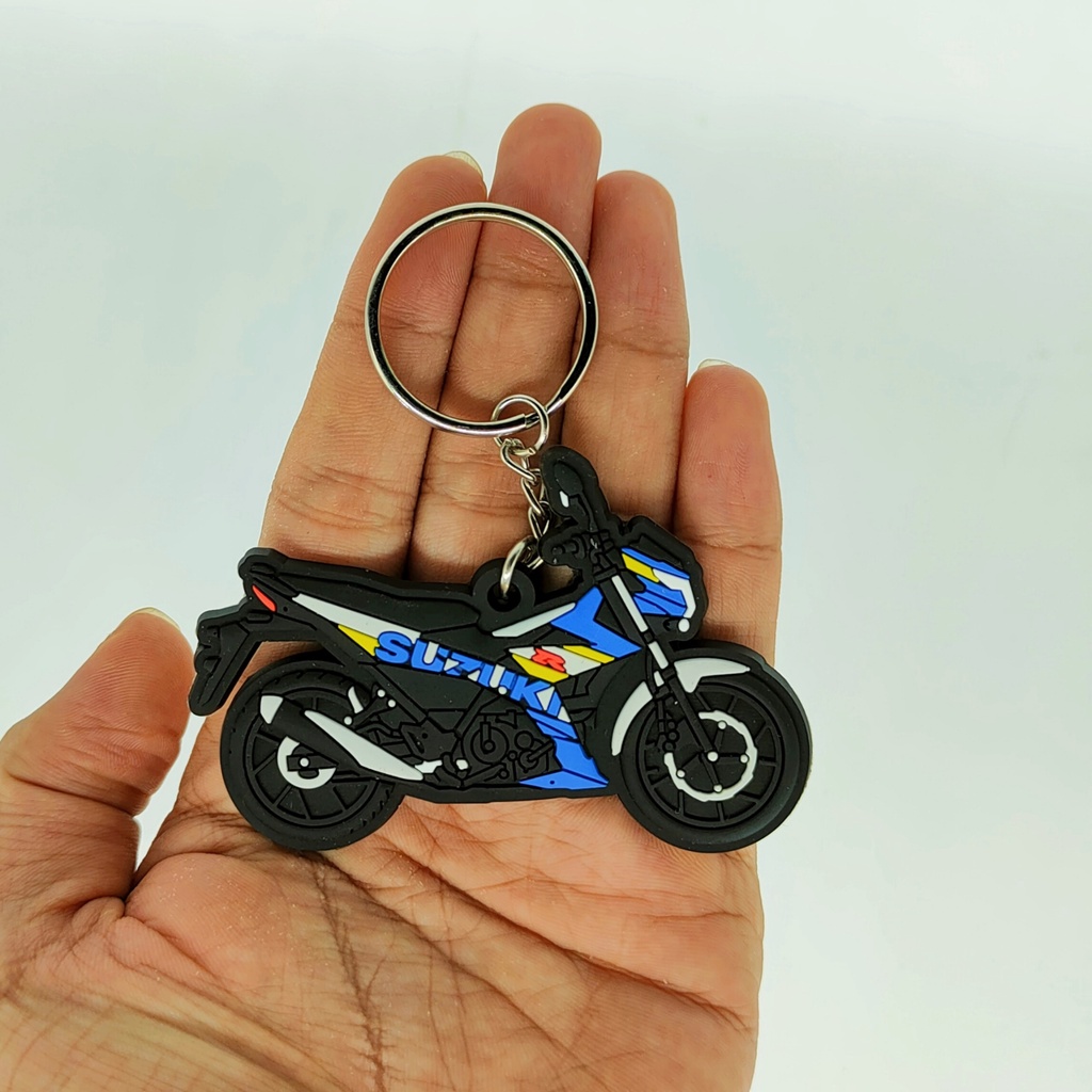 Móc khóa xe Raider Satria không đụng hàng