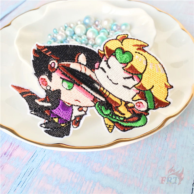 1 Sticker Ủi Thêu Hình Nhân Vật Hoạt Hình Jojo 's Bizarre Adventure Star