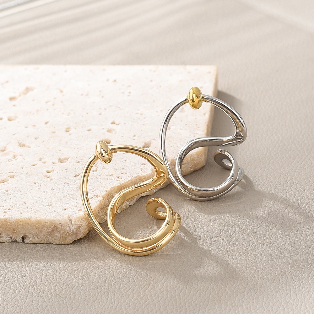 Nhẫn Hình Rắn Phong Cách Tối Giản Thời Trang Hàn Quốc