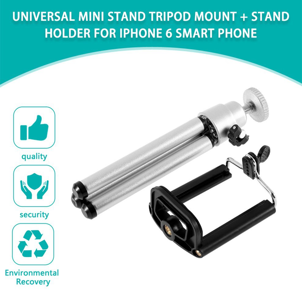 Chân Tripod Mini + Giá Đỡ Cho Iphone 6 Điện Thoại