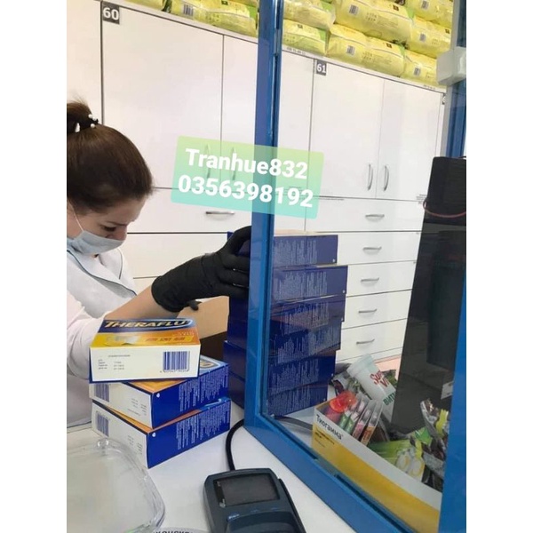 Trà Theraflu Nga hộp  10 gói
