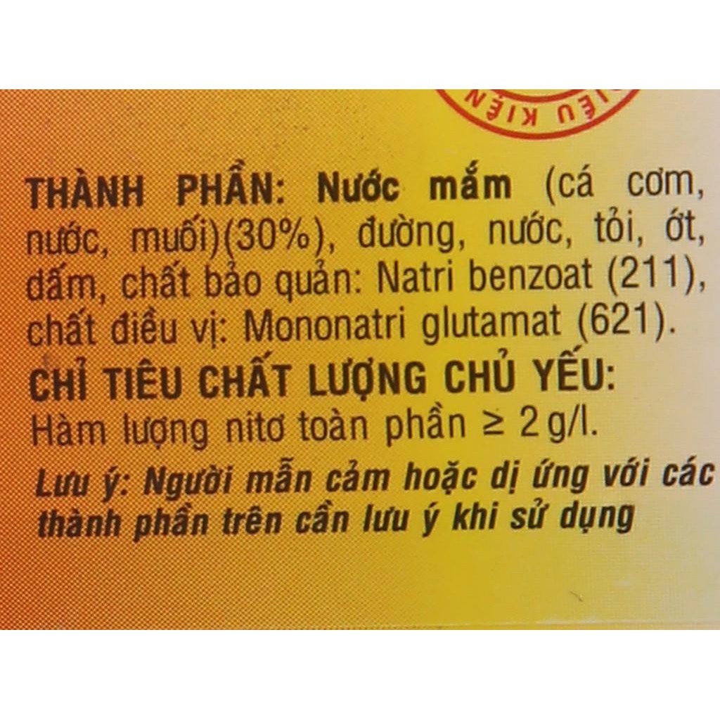 Nước mắm ăn liền Cholimex chai 290g