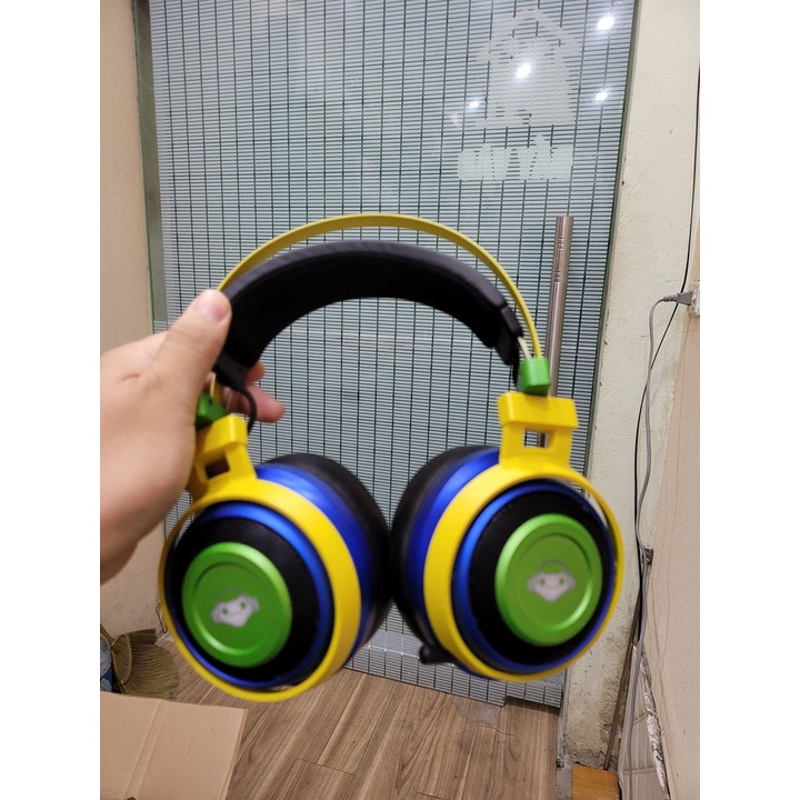 Tai nghe không dây Razer Nari Ultimate Wireless 7.1 bản đặc biệt Lucio OverWatch 95% tróc da