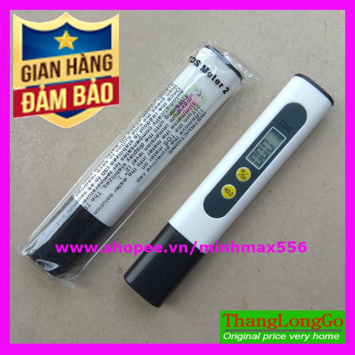 BÚT THỬ NƯỚC TDS meter M2 dành cho máy lọc nước | Đo nước chồng rau thủy sinh