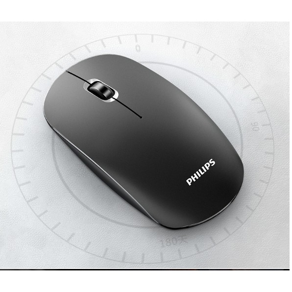 Chuột không dây Philips 2.4G Máy tính để bàn máy tính xách tay tiết kiệm điện cho văn phòng