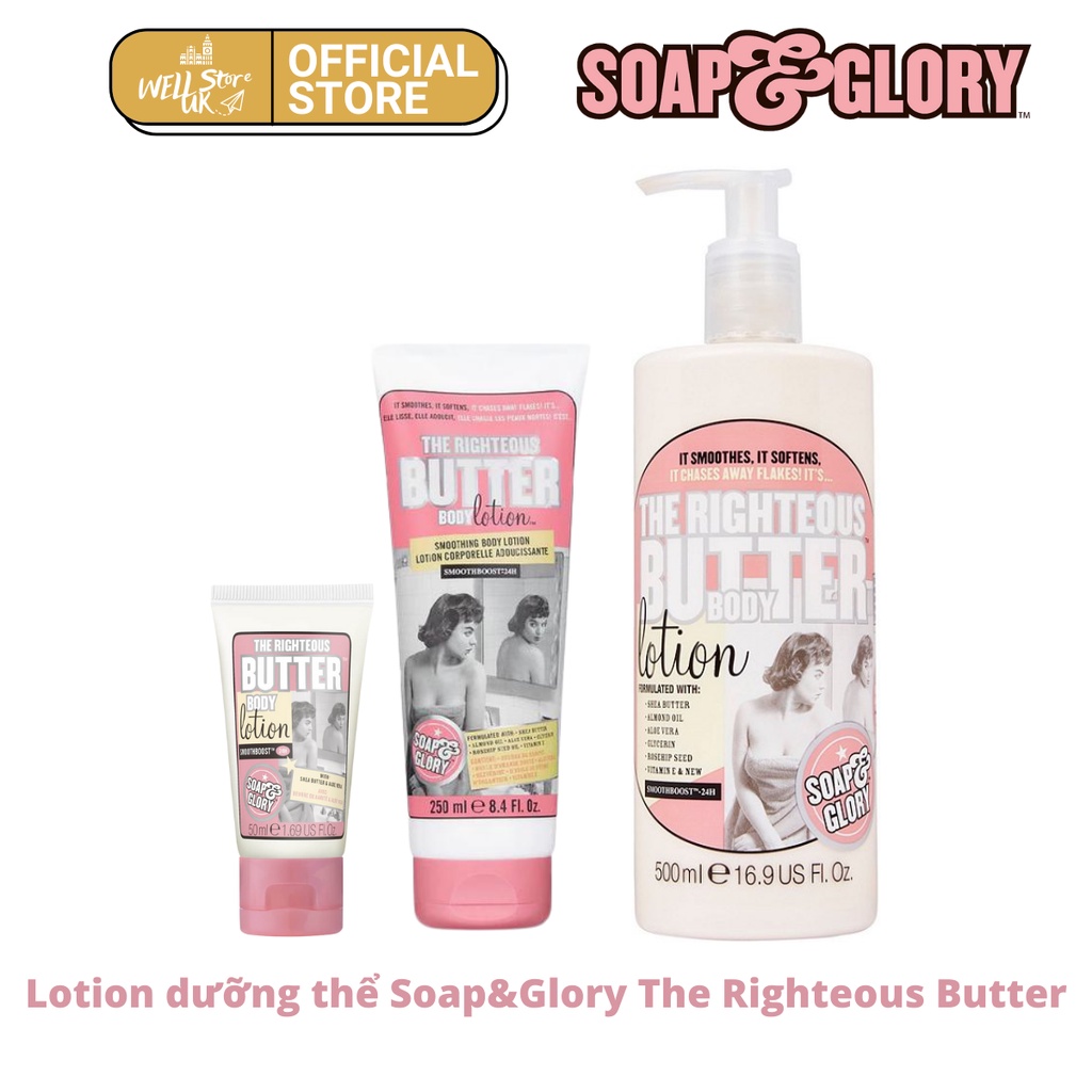 Lotion dưỡng thể Soap&Glory hương thơm The Righteous Butter