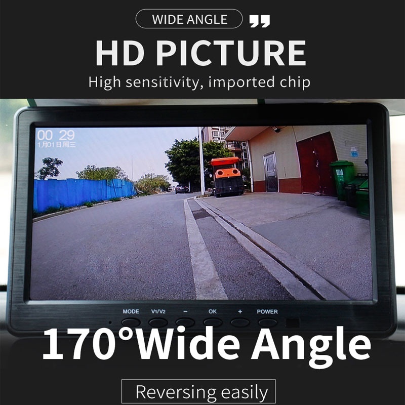 170° Camera Lùi Xe 720P AHD/CCD Hình Con Cá Nhìn Ban Đêm | BigBuy360 - bigbuy360.vn