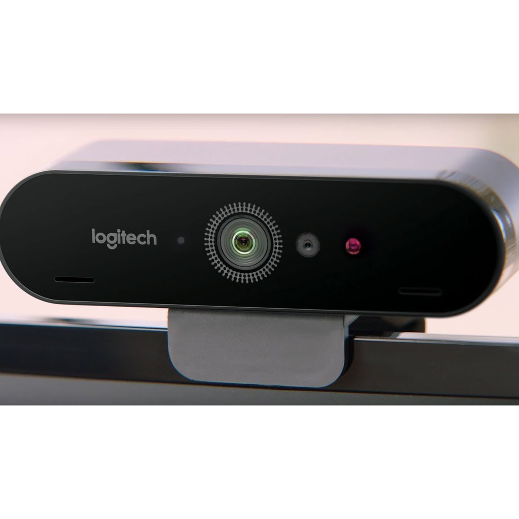 (QUÀ TẶNG 99K) Webcam Logitech BRIO - 4K Ultra HD, tổ chức hội nghị video,... Hàng Chính Hãng