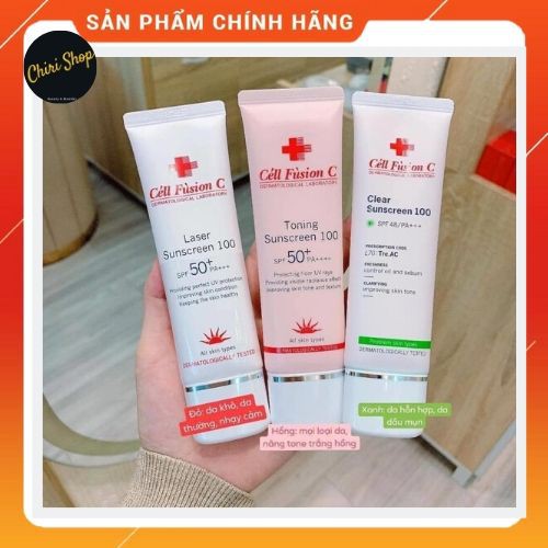 [SIÊU SALE] Kem chống nắng Cell Fusion C an toàn cho da nhạy cảm SPF 50+ PA+++