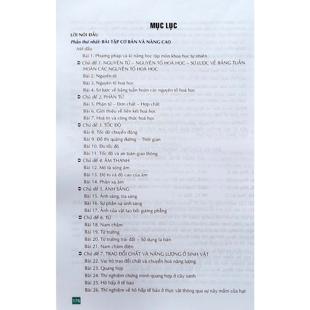 Sách - Bài tập cơ bản và nâng cao khoa học tự nhiên 7 - Cao Cự Giác
