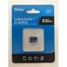 Thẻ nhớ netac 16GB Chính hãng- Bảo hành 5 năm- Lưu trữ tốc độ cao