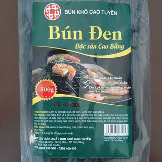 Bún đen ngũ vị Cao Tuyền đặc sản Cao bằng siêu ngon eatclean ăn kiêng giảm cân gói 500g