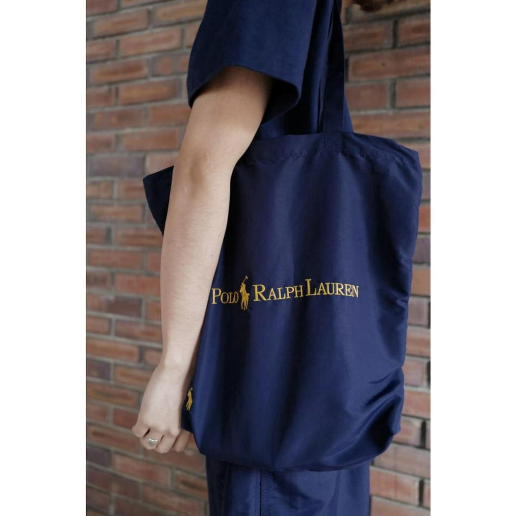 Hàng Có Sẵn- Túi Tote Bằng Vải Bố X PoLo Co-Braned