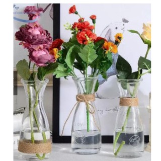 Bình hoa thủy tinh eo trang trí 350ml & 500ml