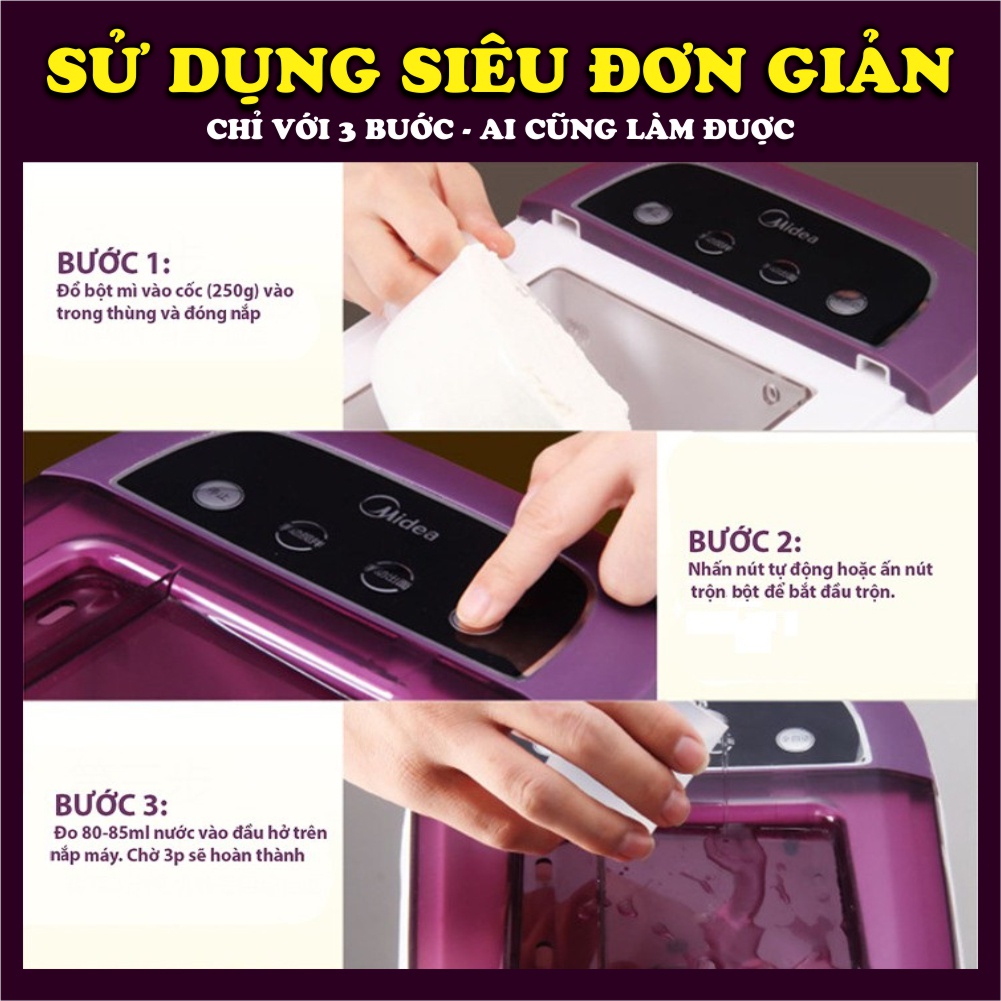 MÁY LÀM MÌ MIDEA MÁY LÀM  BÚN PHỞ TẠI NHÀ CÓ HƯỚNG DẪN TIẾNG VIỆT