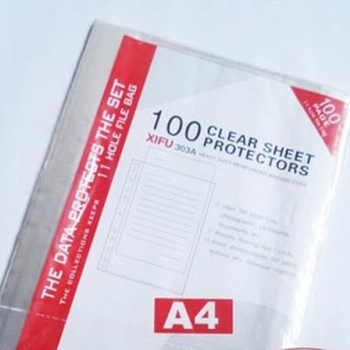 Túi Sơ Mi Đục Lỗ A4 (100 Chiếc/ Tập)