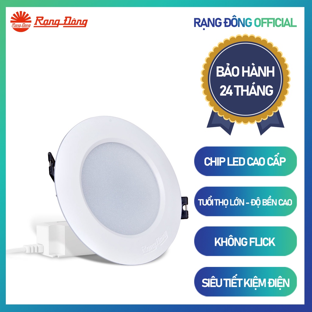Đèn LED Downlight AT04 110/12W SS Chính hãng Rạng Đông
