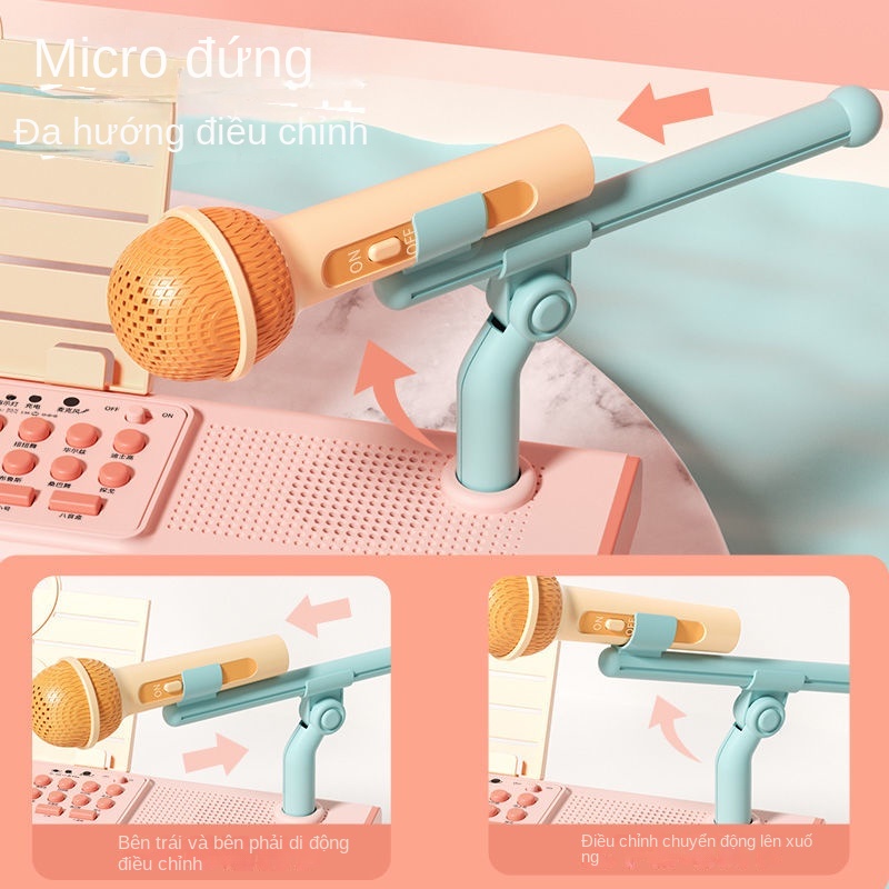 Đồ Chơi Đàn Piano Điện Tử Cho Bé Gái 6-4 Tuổi