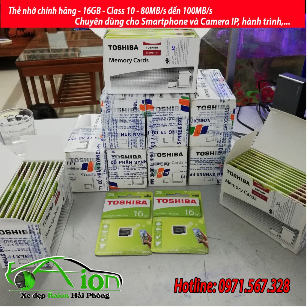 Thẻ Nhớ Sandisk (Toshiba) Micro-SD 16GB - Dùng Cho Điện Thoại, Camera Hành Trình, Cam IP | Thẻ Nhớ MSD16GB - Chính Hãng | BigBuy360 - bigbuy360.vn