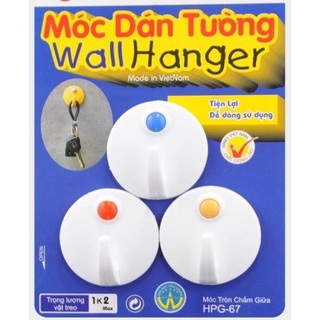 Combo 3 Móc Dán Tường Có Đinh Đóng Chắc Chắn, Móc Dán Tường và Kèm Đinh Đóng