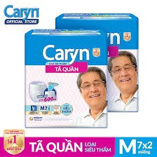 Combo 18 gói tã quần siêu thấm Caryn M7 (vòng bụng 60 -85)