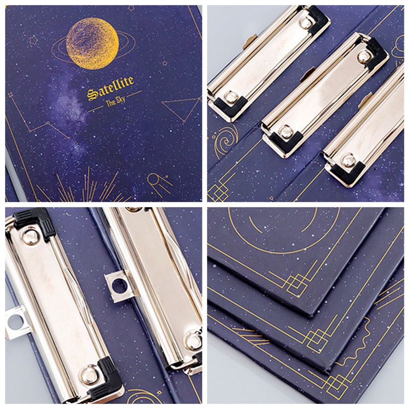Bìa Kẹp Hồ Sơ Khổ A4 Họa Tiết Bầu Trời Sao Sáng Tạo