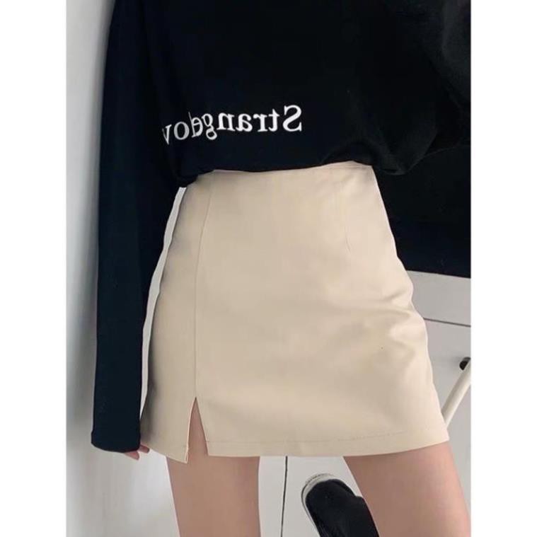 Chân váy a ngắn xẻ đùi phong cách trẻ trung năng động phù hợp giới trẻ_333 | BigBuy360 - bigbuy360.vn
